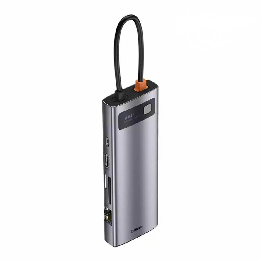 خرید بهترین هاب 9 پورت USB Type-C بیسوس مدل BASEUS CAHUB-CU0G