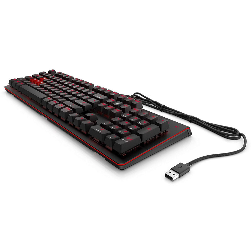 بهترین قیمت کیبورد مکانیکال مخصوص بازی اچ پی مدل KEYBOARD GAMING HP OMEN-1100 BLUE SWITCH