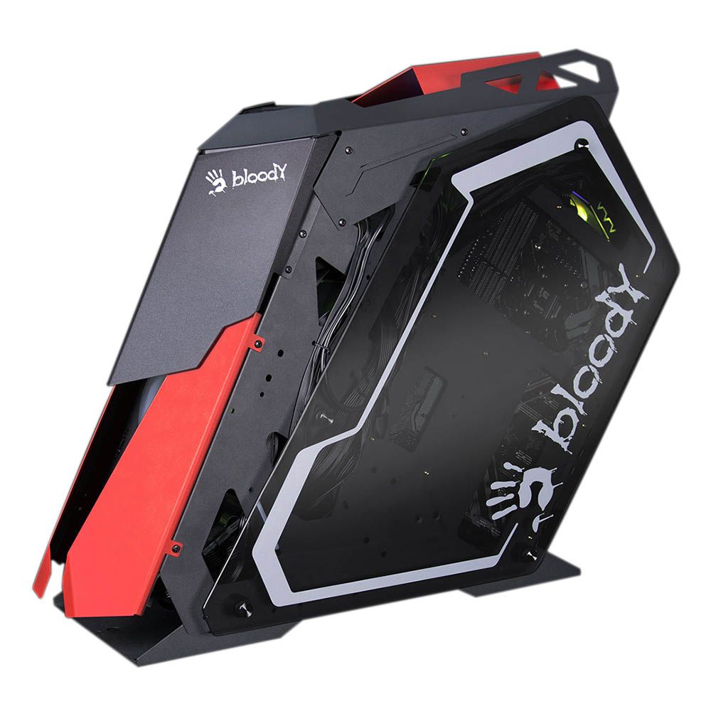 خرید بهترین کیس کامپیوتر مخصوص بازی ایفورتک سری بلادی مدل CASE GAMING A4TECH BLOODY GH-30