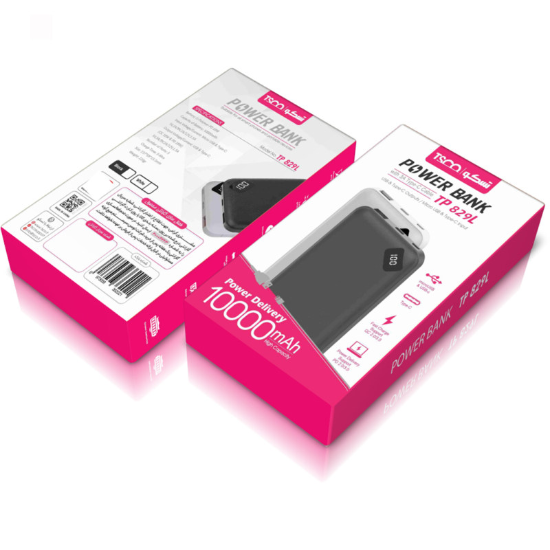 شارژر همراه تسکو مدل POWER BANK TSCO TP-829 1000mAh