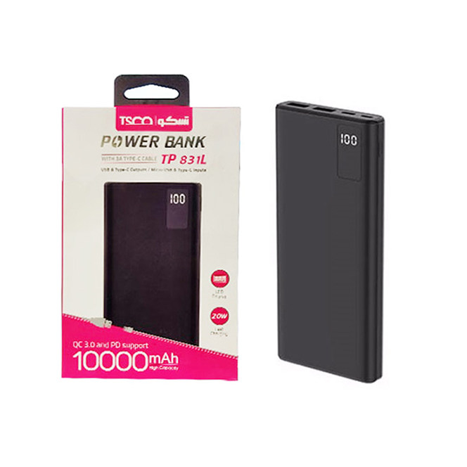 شارژر همراه تسکو مدل POWER BANK TSCO TP-831 10000mAh