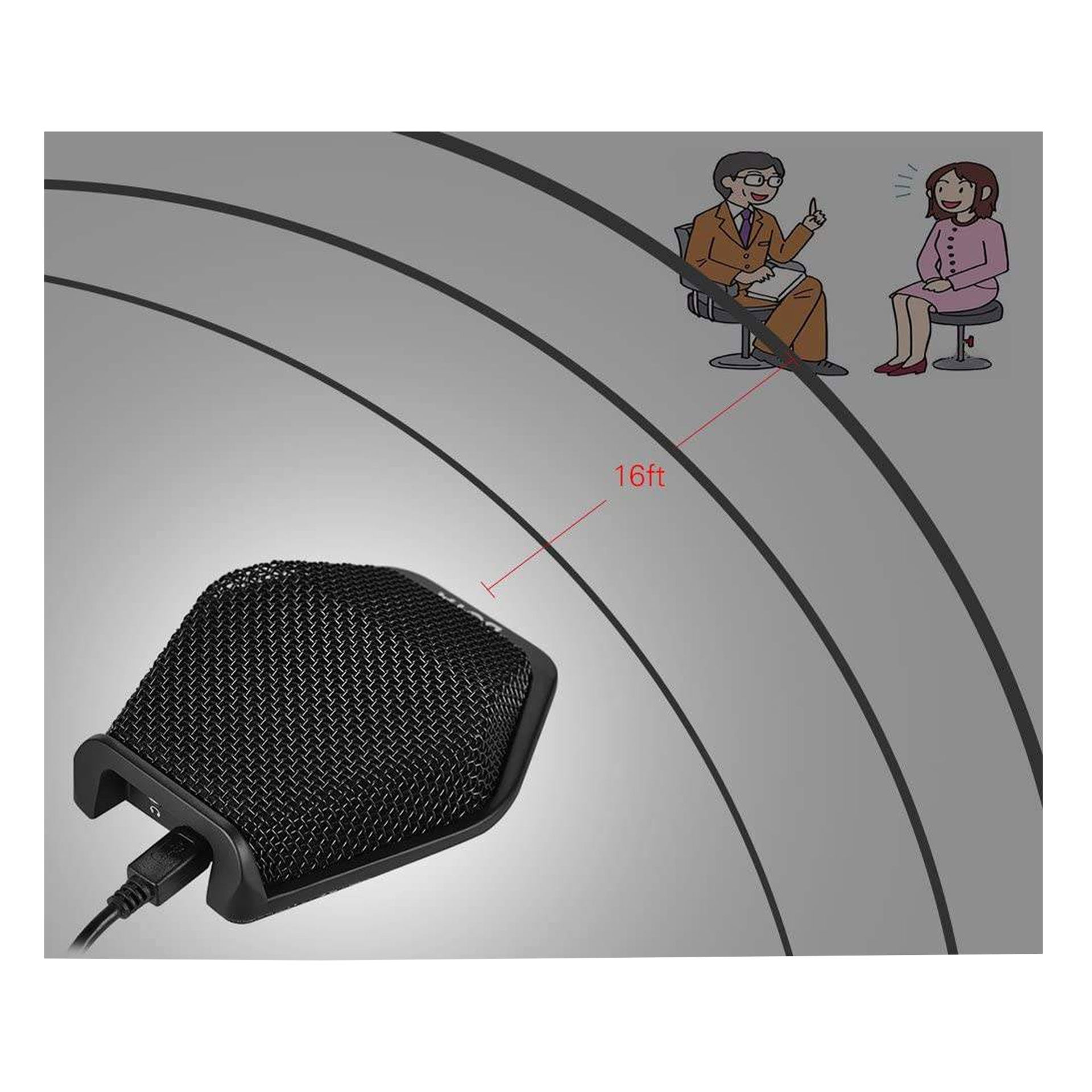 میکروفون رومیزی کنفرانسی بویا مدل MICROPHONE BOYA BY-MC2