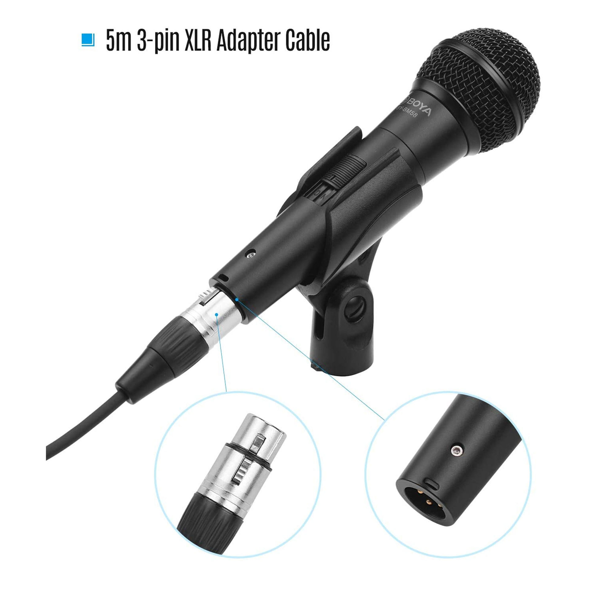 میکروفون وکال دستی بویا مدل MICROPHONE BOYA BY-BM58