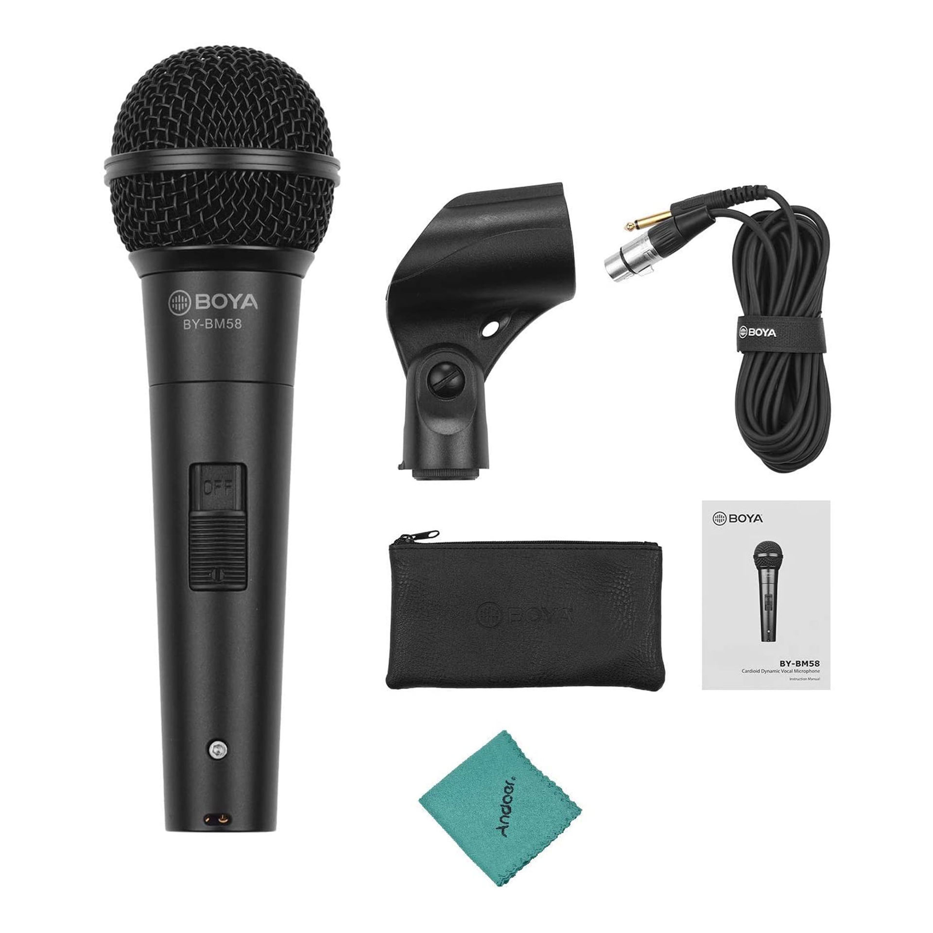 میکروفون وکال دستی بویا مدل MICROPHONE BOYA BY-BM58