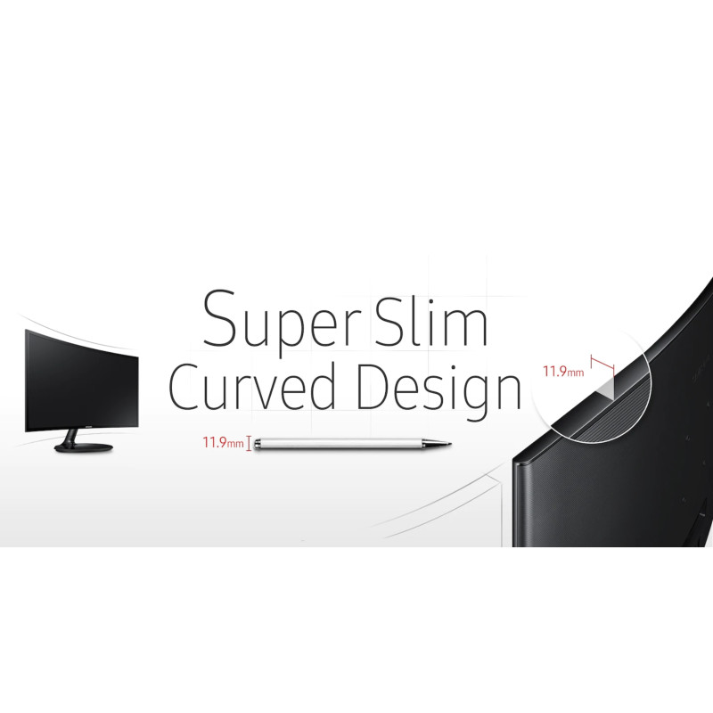 مانیتور خمیده سایز 27 اینچ سامسونگ مدل MONITOR CURVED SAMSUNG LC27F-390 FHM