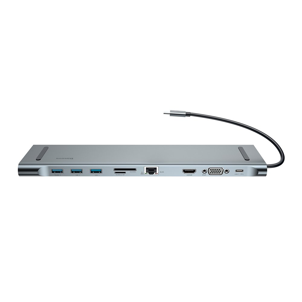 Baseue CATSX-F0G 4K 10 port Stand And Hub
