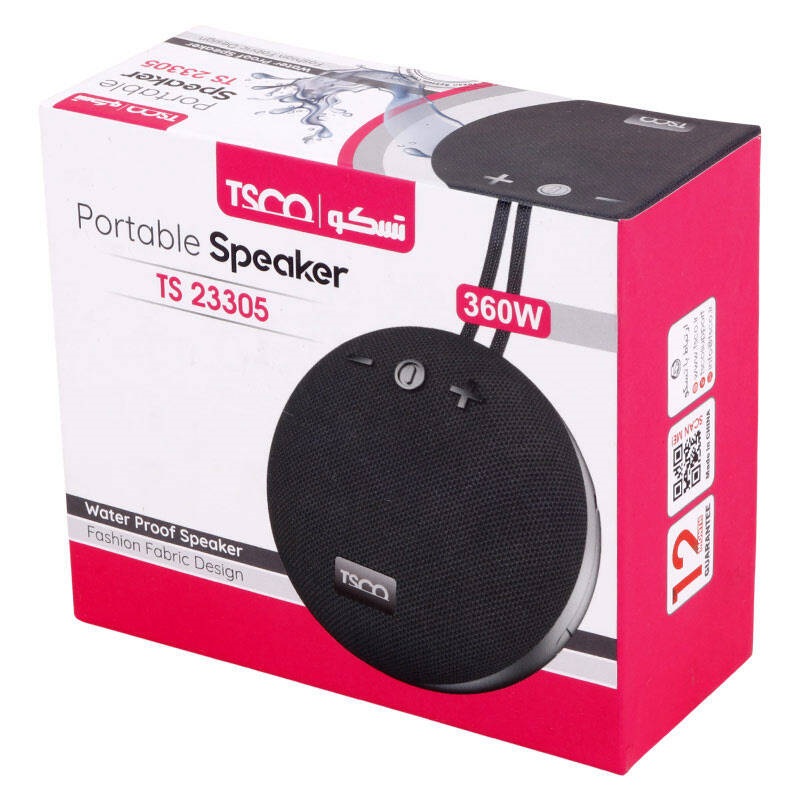 اسپیکر قابل حمل بلوتوثی برند تسکو مدل SPEAKER TSCO TS-23305