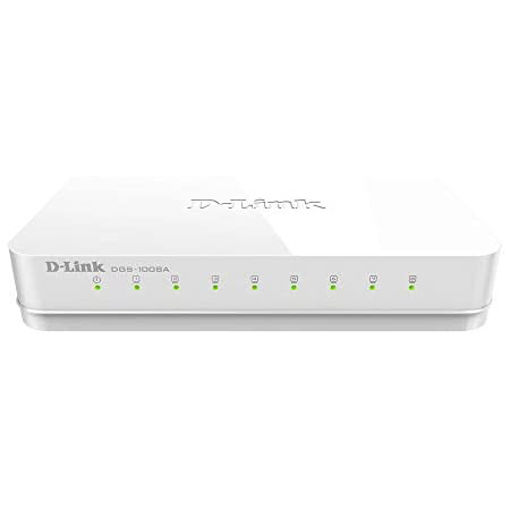 سوئیچ 8 پورت دی لینک مدل SWITCH DGS-1008G DLINK  100/1000