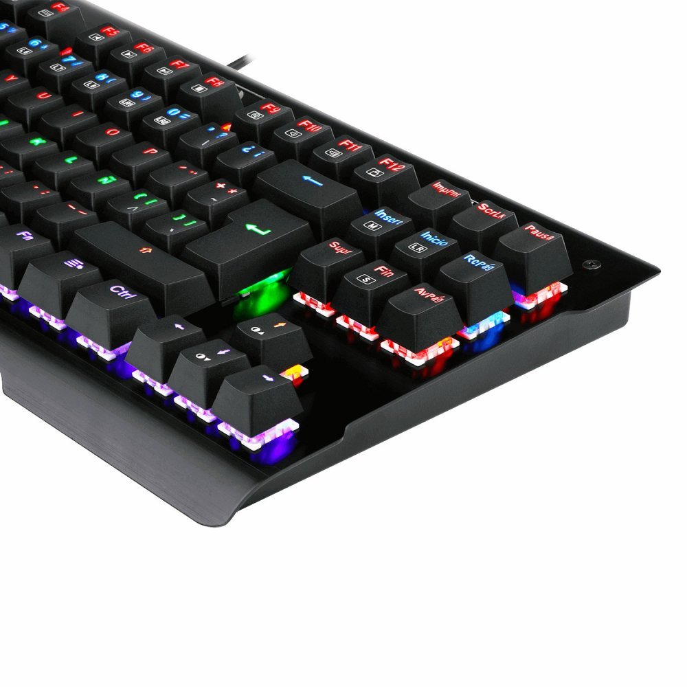 کیبورد سیم دار مخصوص بازی رددرگون مدل KEYBOARD GAMING REDDRAGON K-561 VISNU