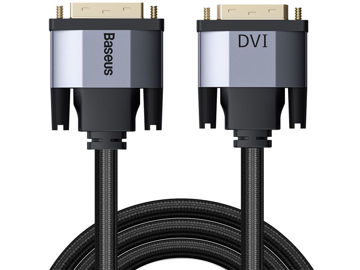 خرید،قیمت و مشخصات کابل DVI به DVI بیسوس طول 1 متر مدل BASEUS CAKSX-Q0G - قائم آی تی