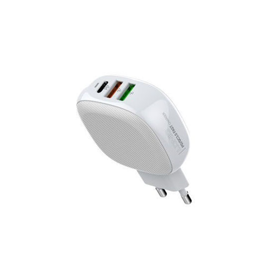 شارژ دیواری فست شارژ الدینیو به همراه کابل مدل WALL CHARGER LDNIO A-3510Q 28.5W PD QC3