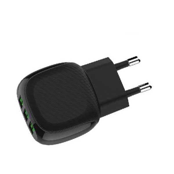 خرید بهترین شارژ دیواری فست شارژ الدینو به همراه کابل مدل WALL CHARGER LDNIO A-3309 17W 3USB