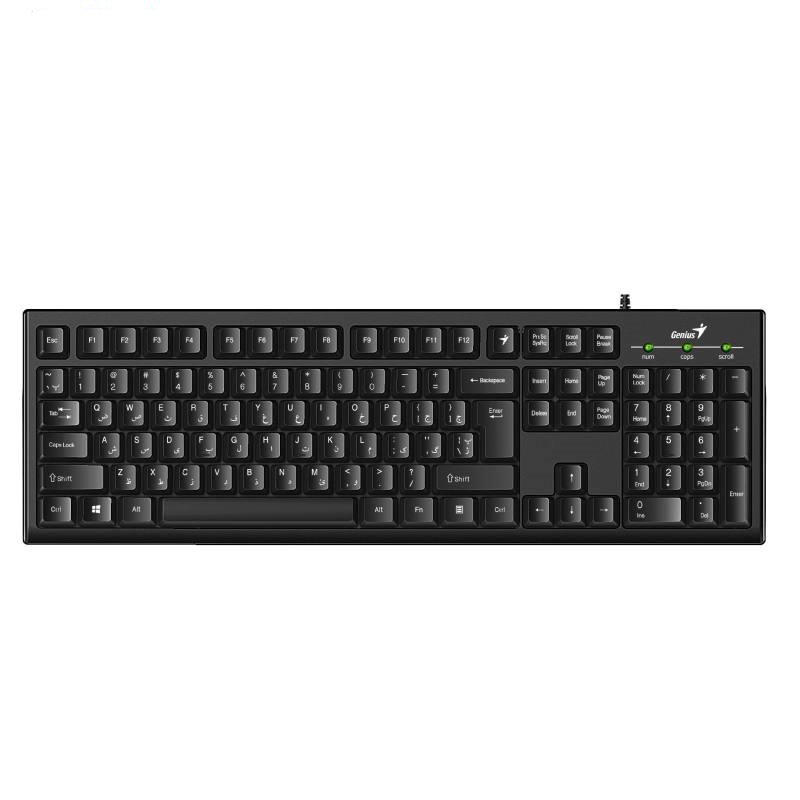 کیبورد سیم دار جنیوس مدل KEYBOARD GENIUS KB-100 USB