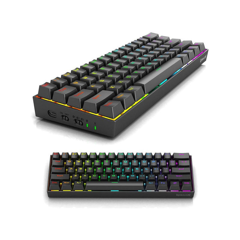 کیبورد سیم دار مخصوص بازی ردراگون مدل KEYBOARD GAMING REDRAGON DRACONIC K-530