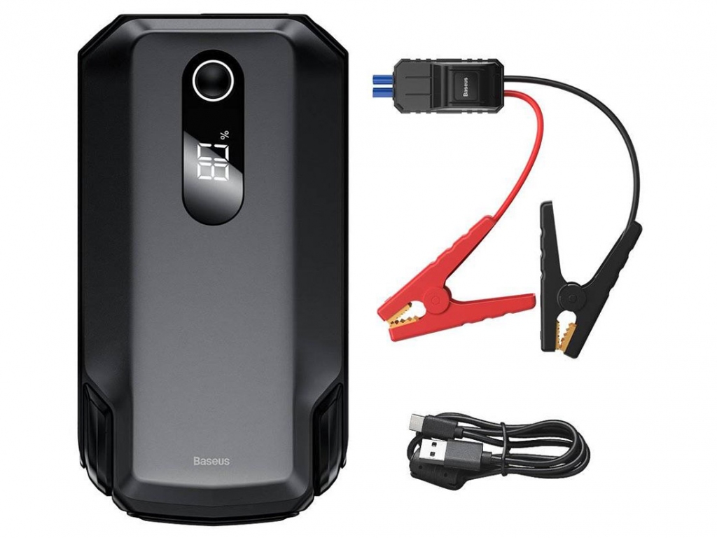 بهترین قیمت پاوربانک و جامپ استارتر قابل حمل بیسوس BASEUS SUPER ENERGY MAX CAR JUMP STARTER 20000mAh CGNL020001 CRJS04