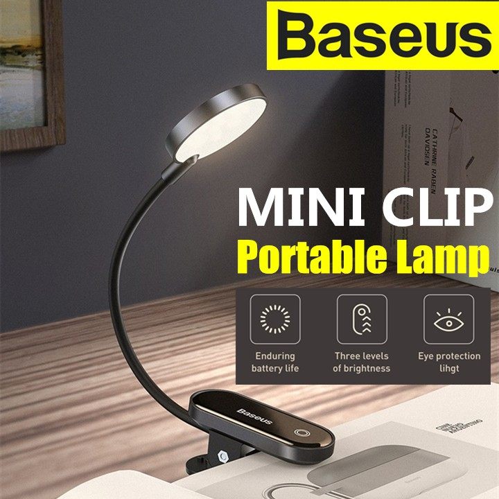چراغ مطالعه گیره دار بیسوس مدل MINI CLIP LAMP BASEUS DGRAD-0G