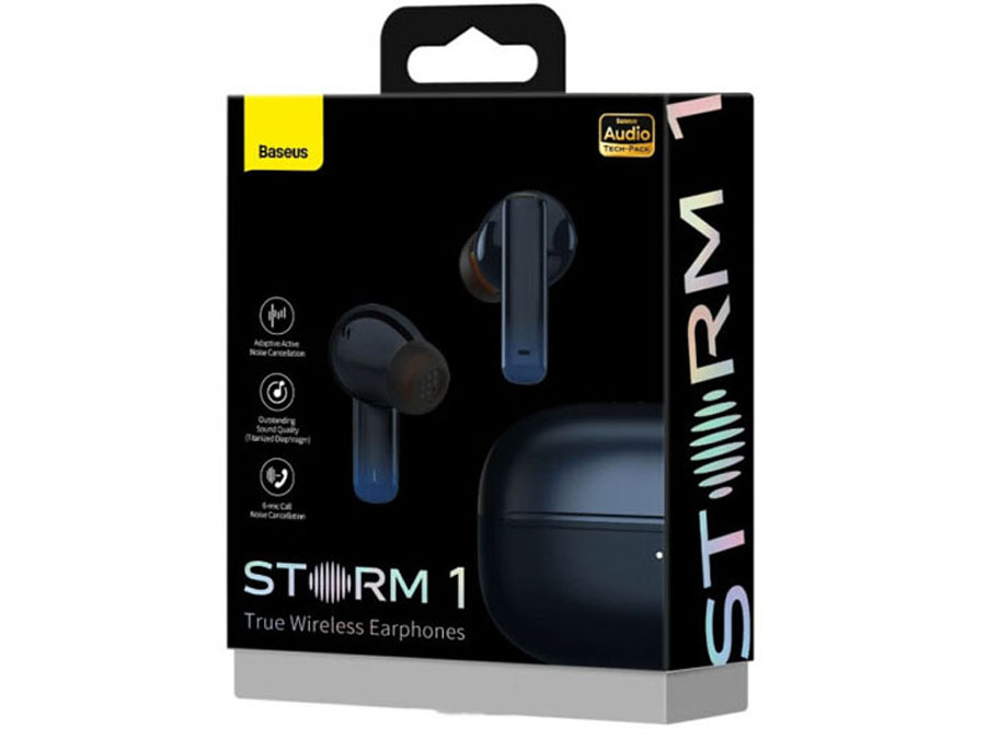 هندزفری بلوتوثی بیسوس مدل HANDSFREE BASEUS STORM1 TRUE WIRELESS NGTW-140201