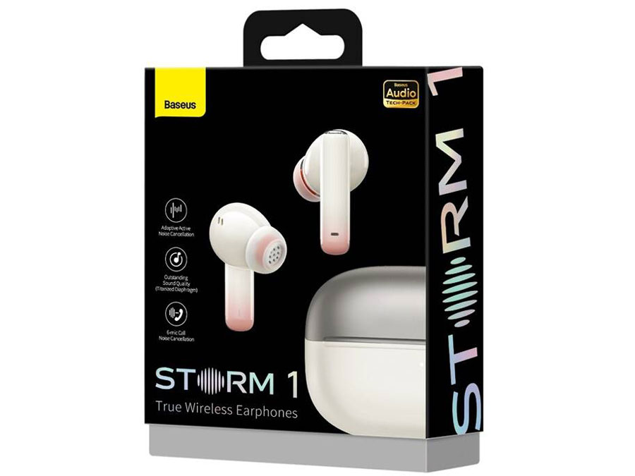 هندزفری بلوتوثی بیسوس مدل HANDSFREE BASEUS STORM1 TRUE WIRELESS NGTW-140201