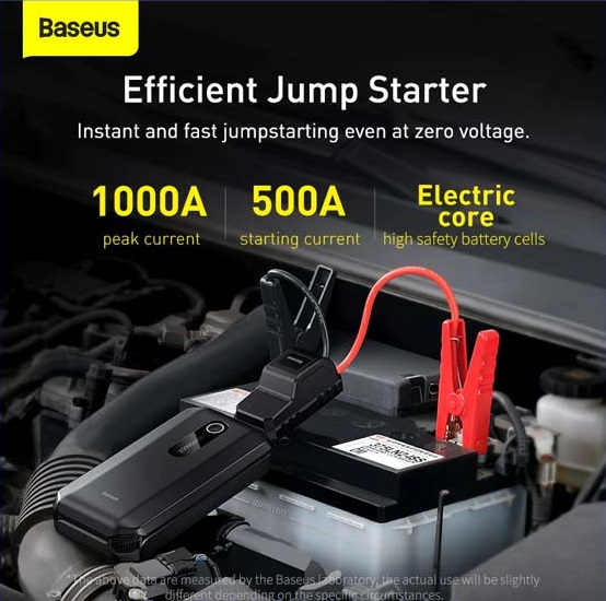بهترین قیمت شارژر همراه و جامپ استارتر خودرو ظرفیت 10000 میلی آمپر بیسوس مدل JUMP STARTER BASEUS CGNLN020