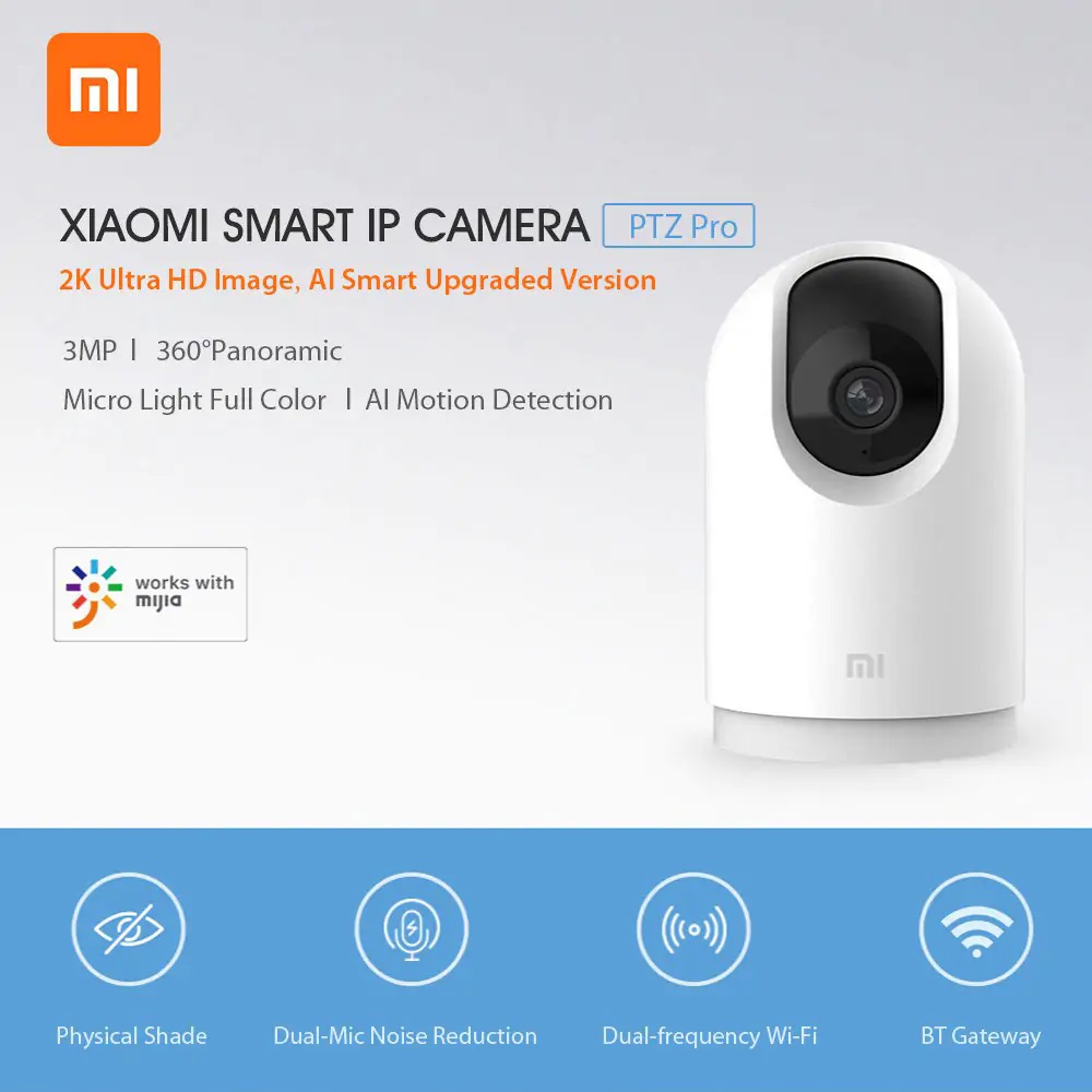 دوربین نظارتی هوشمند شیائومی نسخه گلوبال مدل XIAOMI HOME 360 SECURITY CAMERA 2K PRO MJSXJ06CM