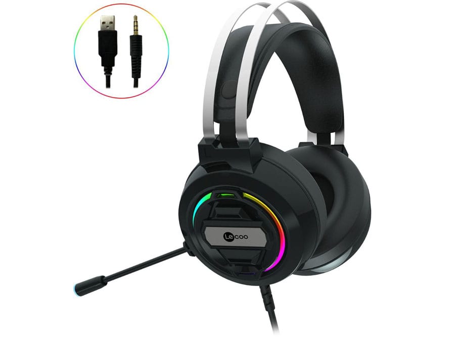 هدست سیم دار مخصوص بازی لنوو مدل HEADSET GAMING LENOVO HT-401