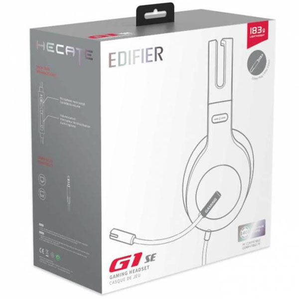 هدست مخصوص بازی ادیفایر مدل HEADSET GAMING EDIFIER G1 SE BLACK