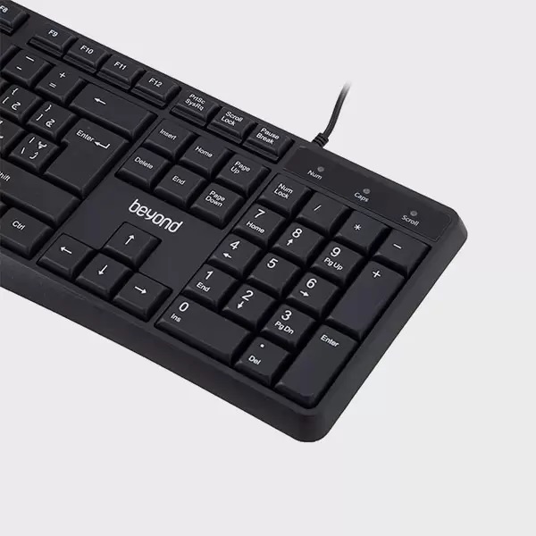 کیبورد سیم دار بیاند مدل KEYBOARD BEYOND BK-3870