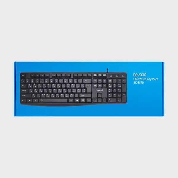 کیبورد سیم دار بیاند مدل KEYBOARD BEYOND BK-3870