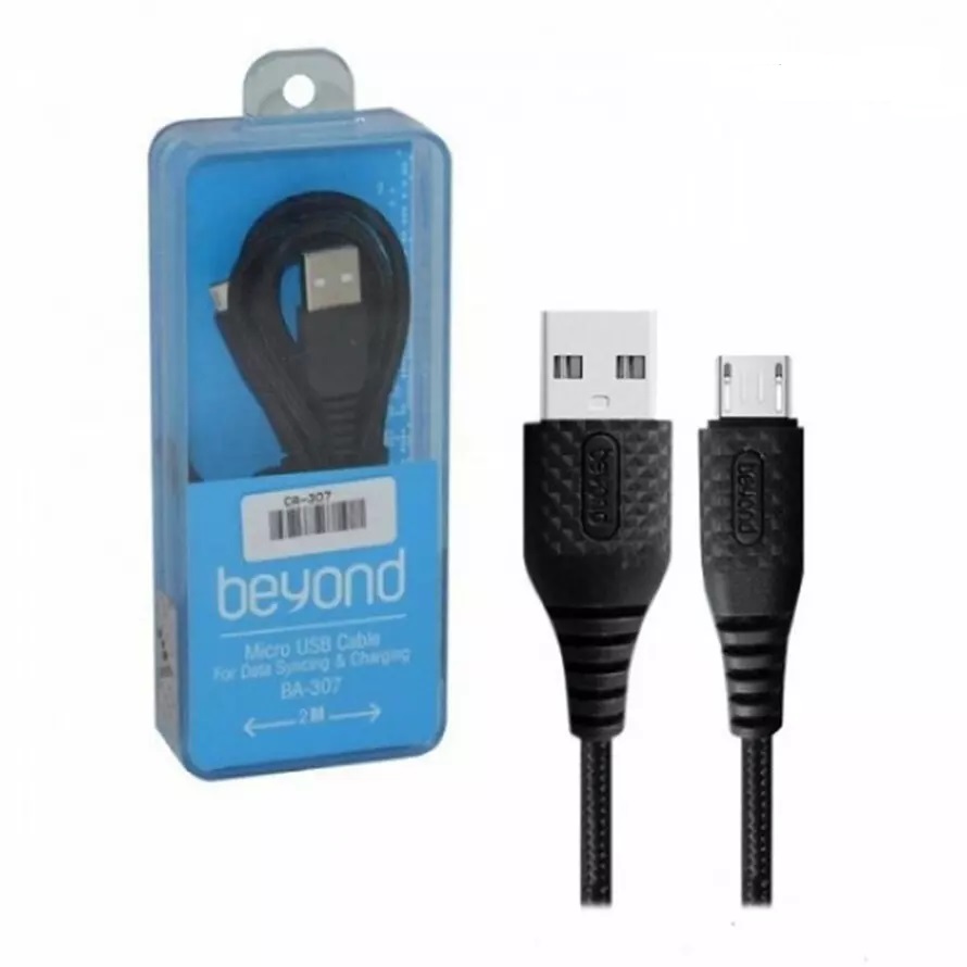 کابل شارژ میکرو یو اس بی بیاند مدل CABLE MICRO-USB BEYOND BA-307