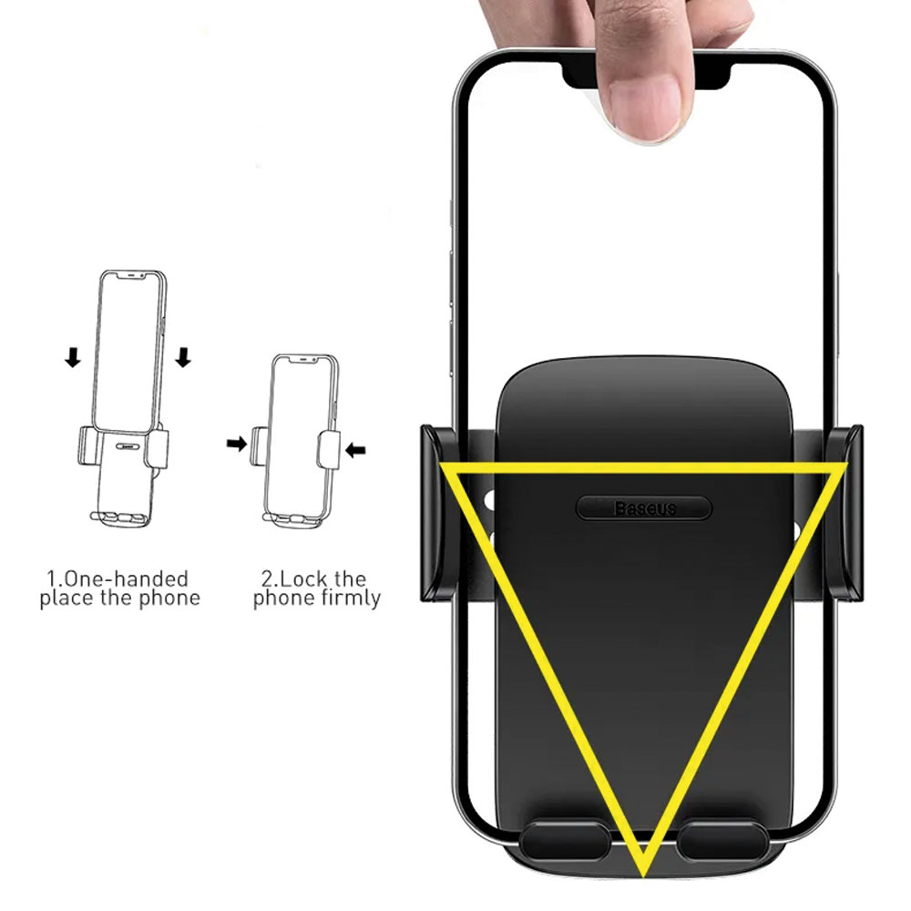 خرید بهترین هولدر و پایه نگهدارنده موبایل بیسوس مدل HOLDER MOBILE BASEUS LUXZ-10001