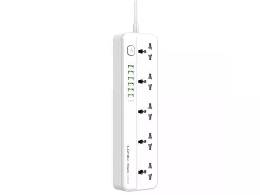 چندراهی برق و شارژر 6 پورت USB الدینیو LDNIO SC-5614