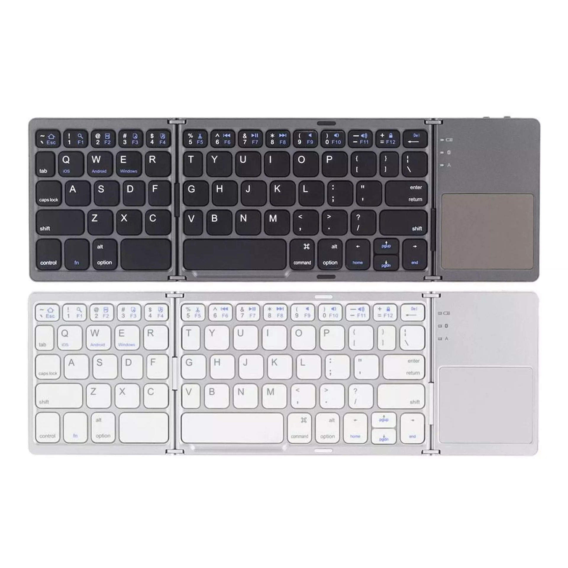 کیبورد بلوتوثی قابل حمل تاشو مدل KEYBOARD BLUETOOTH BT-033