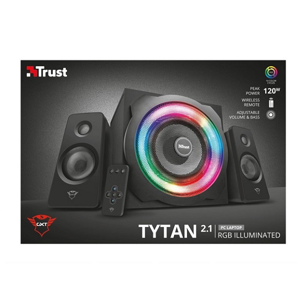 اسپیکر رومیزی تراست مدل SPEAKER SET TRUST GTX-629 TyTAN RGB