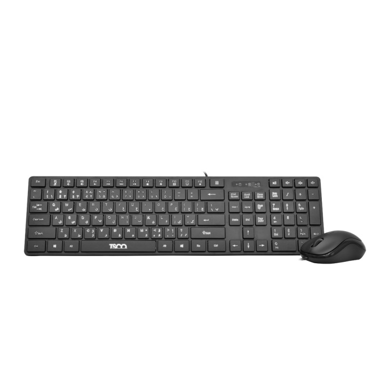 کیبورد و ماوس سیم دار تسکو مدل KEYBOARD MOUSE TSCO TKM-8061