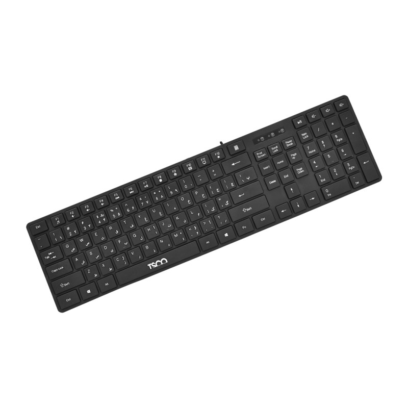 کیبورد و ماوس سیم دار تسکو مدل KEYBOARD MOUSE TSCO TKM-8061