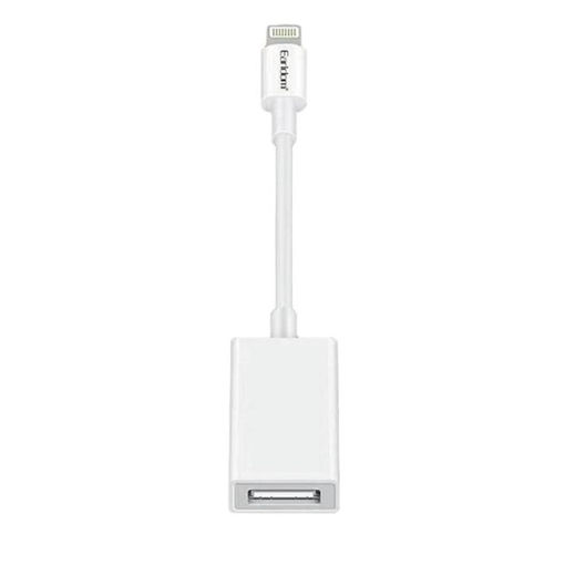 تبدیل OTG لایتنینگ ارلدام مدل CONVERTER EARLDOM LIGHTNING TO USB OT-48 طول 10 سانتیمتر