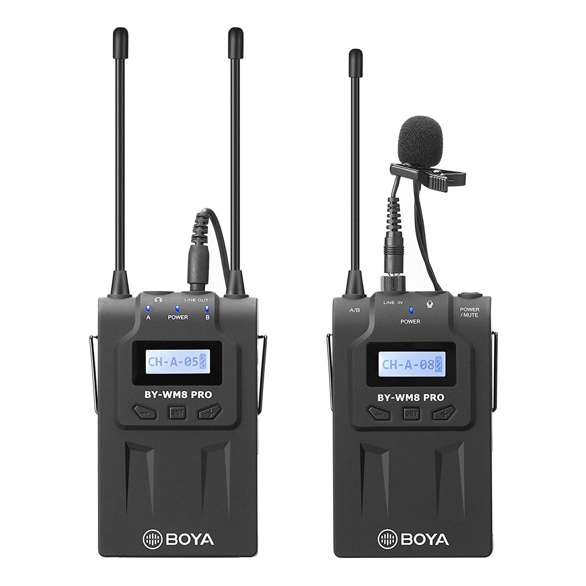 میکروفون یقه ای بی سیم بویا مدل MICROPHONE BOYA BY-WM8 PRO-K1