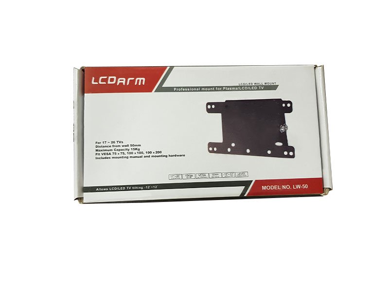 پایه دیواری متحرک مانیتور و تلوزیون ال سی دی آرم مدل LCD ARM LW-50 مناسب سایز تا 29 اینچ