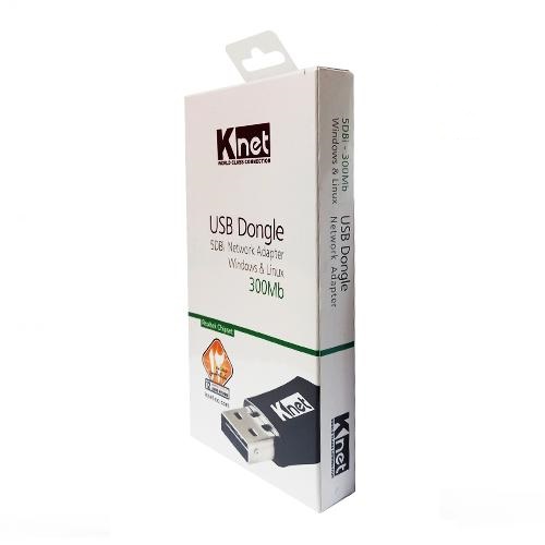 کارت شبکه USB شبکه کی نت مدل DONGLE USB NETWORK ADAPTER K-NET 300Mb 5DBi
