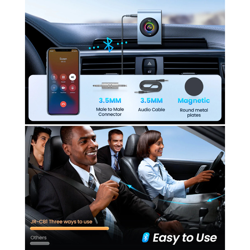 گیرنده بلوتوث اتومبیل جویروم CAR BLUETOOTH RECIVER JOYROOM JR-CB1