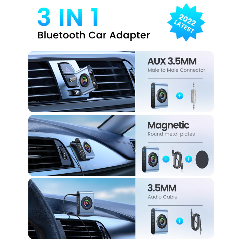 گیرنده بلوتوث اتومبیل جویروم CAR BLUETOOTH RECIVER JOYROOM JR-CB1