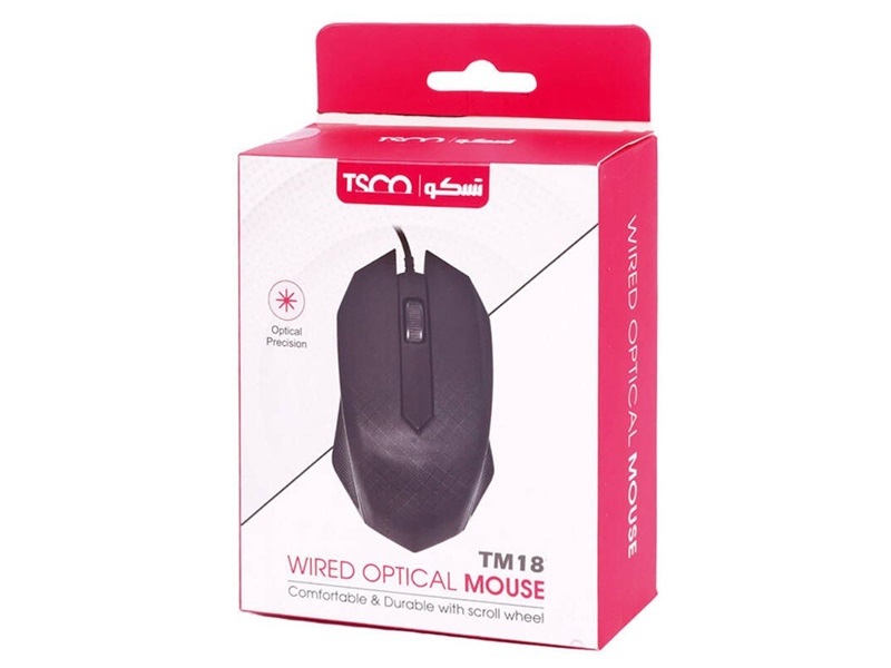 ماوس سیم دار تسکو مدل MOUSE TSCO TM-18