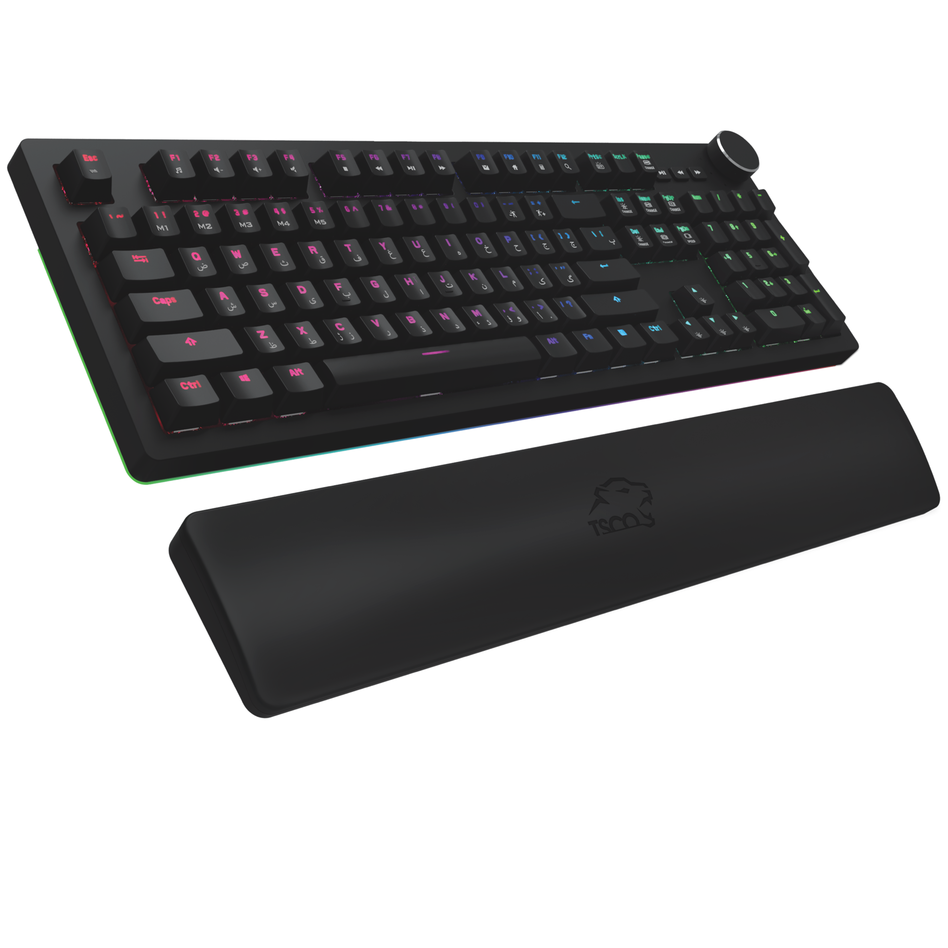 کیبورد سیم دار مخصوص بازی تسکو مدل KEYBOARD GAMING TSCO GK-8128