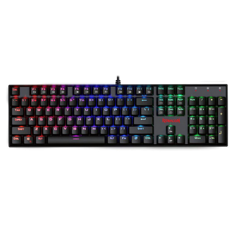 کیبورد مخصوص بازی ردراگون مدل KEYBOARD GAMING REDRAGON MITRA K-551 RGB