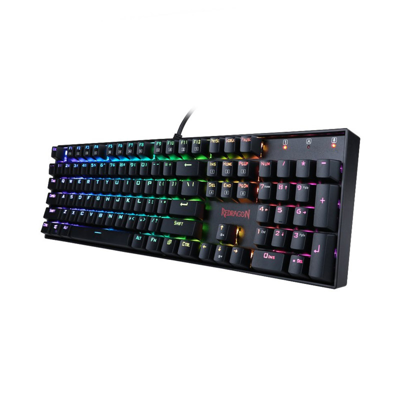 کیبورد مخصوص بازی ردراگون مدل KEYBOARD GAMING REDRAGON MITRA K-551 RGB