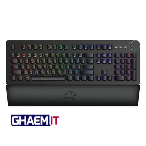 کیبورد سیم دار مخصوص بازی تسکو مدل KEYBOARD GAMING TSCO GK-8128