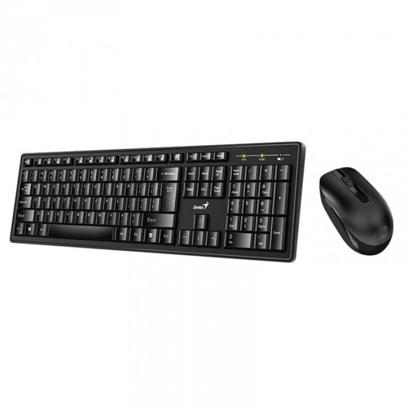 کیبورد و ماوس بدون سیم جنیوس مدل KEYBOARD MOUSE WIRELESS GENIUS KM-8200