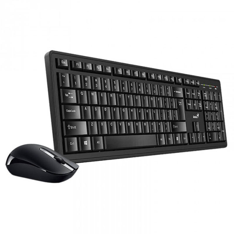 کیبورد و ماوس بدون سیم جنیوس مدل KEYBOARD MOUSE WIRELESS GENIUS KM-8200