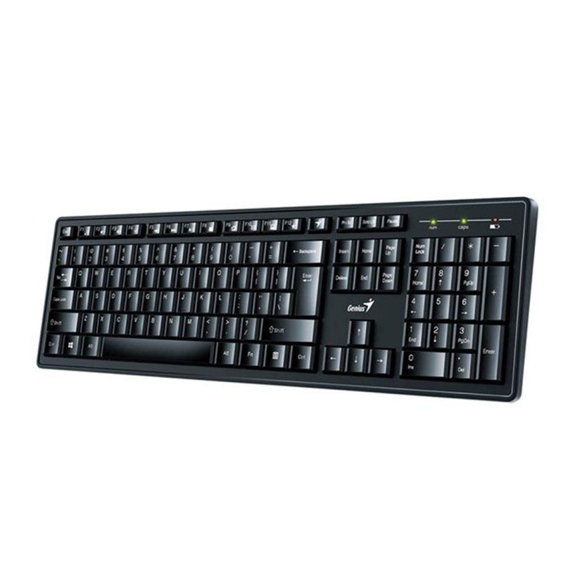 کیبورد و ماوس بدون سیم جنیوس مدل KEYBOARD MOUSE WIRELESS GENIUS KM-8200