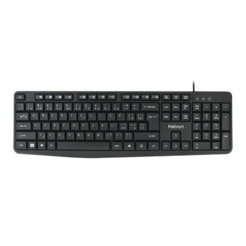 کیبورد سیم دار هترون مدل KEYBOARD HATRON HK-220 به همراه حروف فارسی